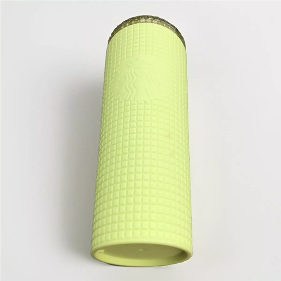 Starbucks TUMBLER w/ Lid and Straw - Iced Coffee - CHARTREUSE - Cold Cup -24 oz - Picture 5 of 6